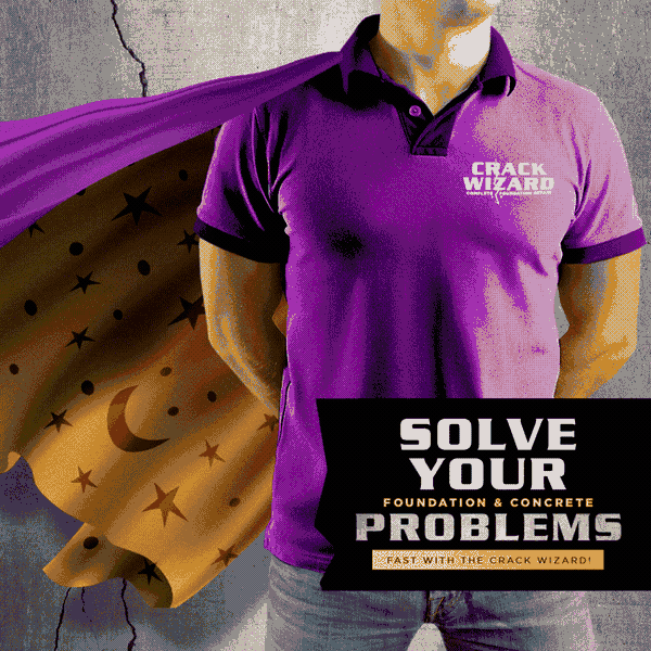Crack Wizard foundation and concrete repair technician